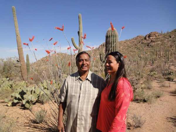 Sirena and her dad, Budh Rana