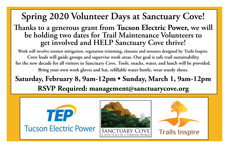 Sanctuary Cove Trail Volunteer Days